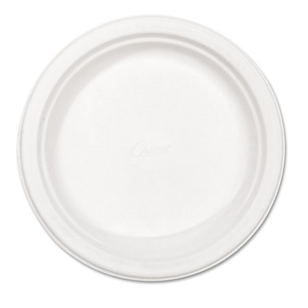 Chinet Paper Plate, Dspsbl, 8-3/4", Rnd, Wh, PK500 HUH21227